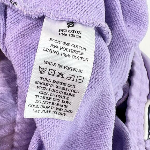 Peloton Shorts Womens Extra Large Light Purple Solid Drawstrings Sporty Short - Picture 9 of 9